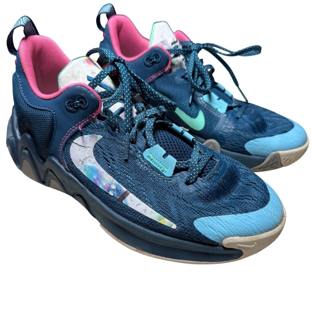 Nike Giannis Immortality 2 SE GS Floral Basketball Shoes Youth Sz 5Y